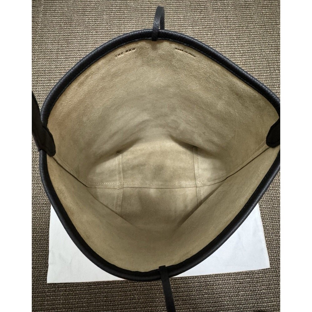 The Row N/S Park Tote Leather Medium Black - Picture 6 of 10